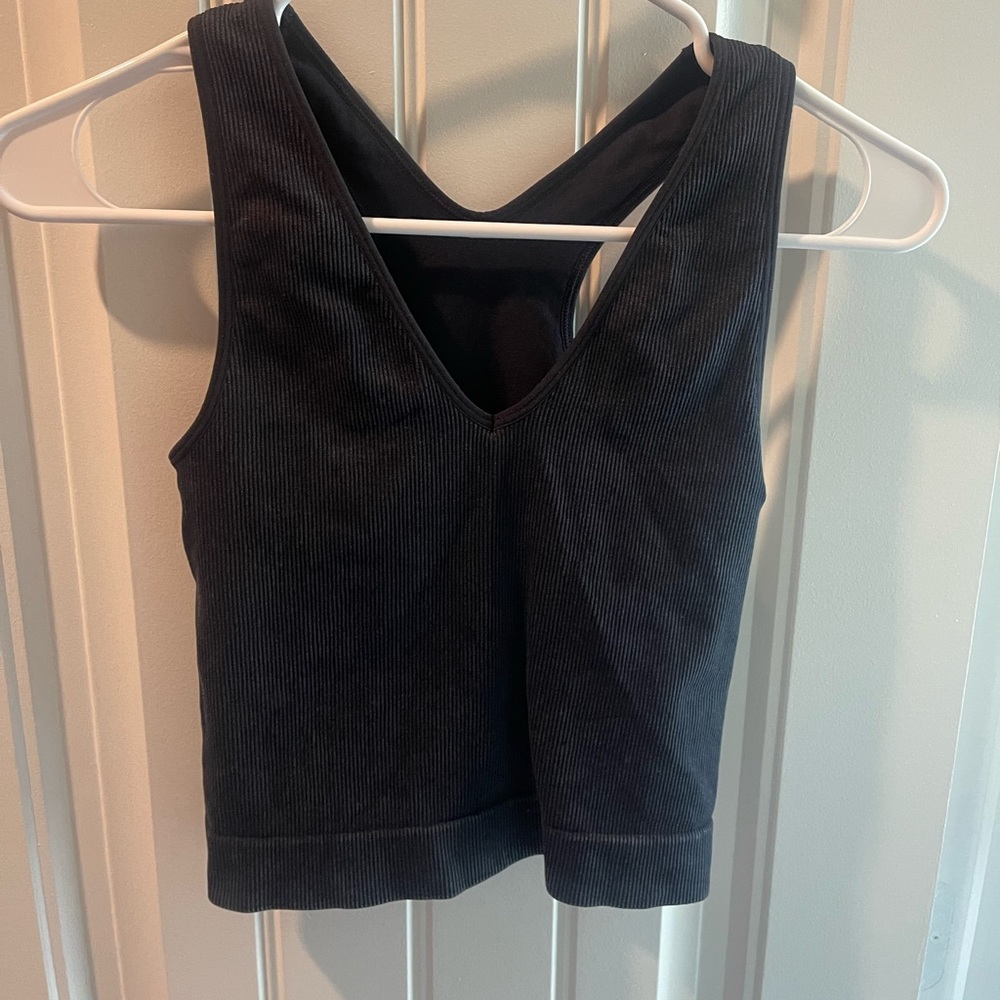 Target ribbed top
